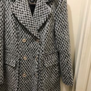 Ivanka Trump long wool coat size 14